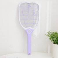 神电蚊拍充电式家用USB灭蚊拍18650锂电池强力电蚊子拍苍蝇拍 抖音款(紫罗兰/大网面/SUB快充)