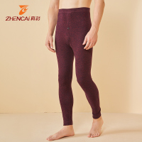 真彩内含山羊绒亲肤暖裤男士加厚保暖裤带护膝发热德绒打底裤冬季