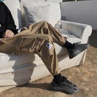 工装裤男士宽松韩版潮流休闲裤子大口袋潮牌哈伦束脚阔腿裤