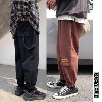 2020秋韩版潮流宽松哈伦裤潮牌束脚网红休闲ins超火长裤子