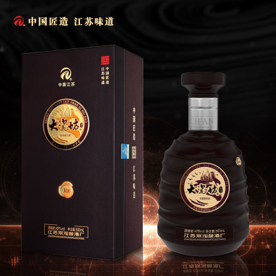 42%vol 大瓷坊酒-坊6 500mlx4/箱 浓香型白酒 纯粮酿造