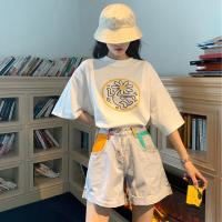 2020网红小香风小个子穿搭泫雅高冷轻熟御姐风洋气减龄两件套装夏