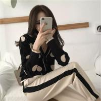2020网红显瘦很仙洋气裤装欧货潮休闲减龄小个子穿搭两件套装女秋