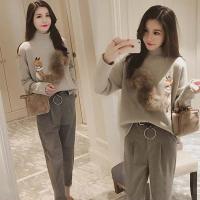 冬装套装女时尚两件套2020新款时髦小香风洋气秋冬名媛韩版女神潮