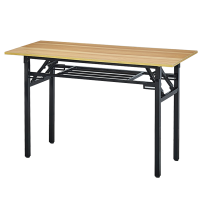 周鼎皖简易折叠桌培训桌长方形桌子会议长条桌餐桌(1.6米双层),