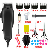 妖怪带线理发器大功率成人电推剪家用有线电推子电源式插电剃头刀 808黑色+礼包六+2套模型