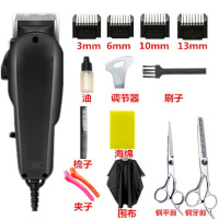 妖怪带线理发器大功率成人电推剪家用有线电推子电源式插电剃头刀 808黑色+钢剪礼包六