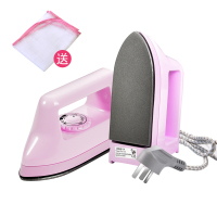 妖怪挂烫机家用新款小功率电熨斗旅行学生宿舍家用迷你小功率烫衣服熨烫机小熨斗 小粉红熨斗（400功率）加熨垫