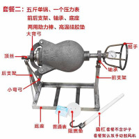 妖怪手摇爆米花机老式玉米粒爆米花机商用摆摊用蹦爆苞米花机 深卡其布色