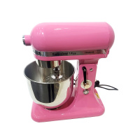 妖怪多功能厨师机和面揉面鲜奶厨房小型全自动家用商用 厨师机550W粉红色
