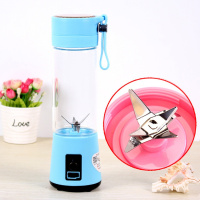 榨汁机电动家用迷你便携式女神杯炸妖怪果汁榨汁杯 湖蓝色