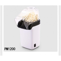 爆米花机家用全自动小型迷你儿童玉米爆米花机电动妖怪商用苞谷机球形 白色