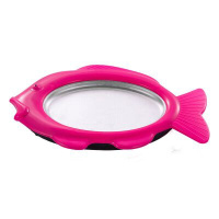 家用炒酸奶机小型迷你儿童学生做雪糕冻盘抄铁板妖怪冰淇淋炒冰机 粉红鱼红色