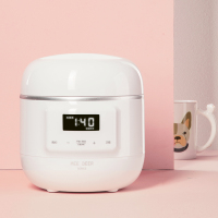 小电炖锅1-2人迷你全自动BB煲汤煮粥锅隔水电炖盅妖怪陶瓷电砂锅 雪山白