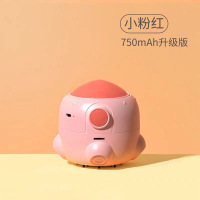 桌面吸尘器迷你小型灰尘橡皮擦铅笔橡皮黄金蛋屑机USB充电笔记本电脑书桌上键 [火箭粉色升级版]-750毫安电池-更大吸力