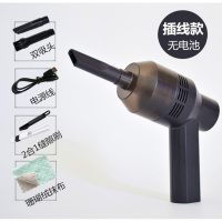 窗户吸尘器家用小型清理工具桌面迷你手持洗窗台黄金蛋凹槽缝隙清洁神器 黑色(手握插线款)通用*推荐