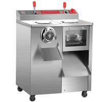 大功率绞肉机多功能商用电动不锈钢大型打肉切片碎肉黄金蛋灌肠机肉铺用 A款可拆卸刀组默认刀距3.5毫米