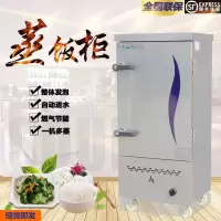 商用液化气煤气天然气12盘蒸饭柜6层蒸饭车机8格蒸箱黄金蛋24盘蒸车 电热管加热 6盘