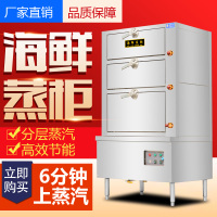 海鲜蒸柜商用蒸海鲜蒸鱼蒸菜海鲜蒸柜黄金蛋商用 天然气/液化气款120&times;80&times;185