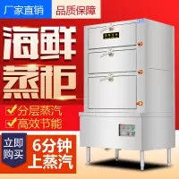 海鲜蒸柜商用蒸海鲜蒸鱼蒸菜海鲜蒸柜黄金蛋商用 天然气/液化气款120×80×185