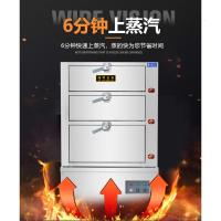 海鲜蒸柜商用蒸海鲜蒸鱼蒸菜海鲜蒸柜黄金蛋商用 天然气/液化气款90&times;80&times;185