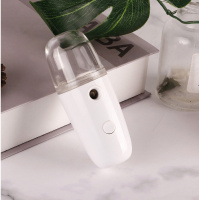 便携充电式喷雾补水仪迷你蒸脸器面部黄金蛋保湿美容仪冷温喷加湿器 小丸子补水仪--白色