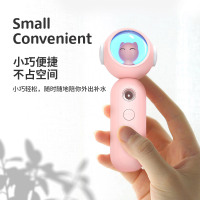 补水仪喷雾美容仪手持加湿蒸脸器便携式黄金蛋小型面部保湿 小猫粉色[可喷纯牛奶/可加%15爽肤水]