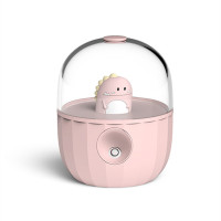 加湿器家用充电办公室卧室桌面空气大雾量黄金蛋孕妇婴儿脸部补 [升级无线充电款]内置电池200ml小恐龙滋润补水带暖灯
