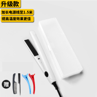 迷你直发夹板女小型直发卷发两用卷发棒男宿舍黄金蛋刘海电卷发神器懒人 白色送收纳盒+4件套