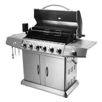 户外不锈钢木炭烧烤炉庭院别墅烤架家用商用黄金蛋烤肉炉烧烤桌10人 标配+木炭盆(可以碳烤)