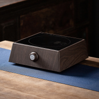 耐热玻璃壶煮茶壶玻璃烧水壶蒸茶器茶炉大号黑茶过滤黄金蛋电陶炉提梁壶 电陶炉[六道四方木纹]