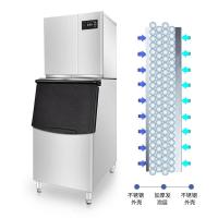 家用全自动海鲜店日料店专用商用黄金蛋制冰机冰粒机 100KG颗粒雪花机 水冷接入自来水