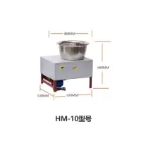 电动盆式和面机商用全自动不锈钢搅面机黄金蛋油条烧饼拌馅机 HM-10公斤不锈钢和面机/1500w 20L