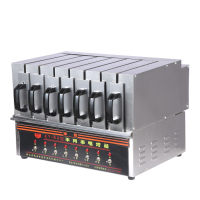 远红外无烟商用烧烤炉电烤羊肉串烤肉机电烤炉黄金蛋烤串机抽屉烤箱家用 单控七组(带油盘)