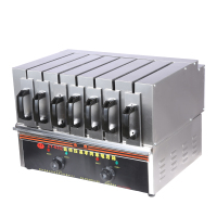 远红外无烟商用烧烤炉电烤羊肉串烤肉机电烤炉黄金蛋烤串机抽屉烤箱家用 温控七组(带油盘)