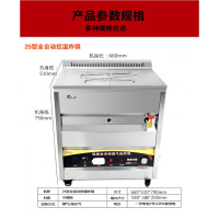 油炸锅全自动控温立式煤气麻花黄金蛋油条鸡排油炸机商用大容量设备 25型加强版温控炸锅