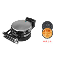 华夫饼机小模具小型迷你黄金蛋烤盘家用松饼机烤多功能商用电饼铛三明治 02经典方格