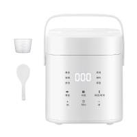 1.5L小型迷你多功能宿舍电饭煲家用1-2-3人全自动电饭锅单人 珍珠白标准套餐(量杯饭勺)