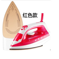 家用干烫老式电熨斗女手工黄金蛋电烫斗不加水拼豆豆熨斗烫钻烫画小烫斗 红色蒸汽熨斗干湿两用（加水款）