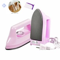 迷你小熨斗干烫电熨斗旅行黄金蛋熨斗拼豆专用学生宿舍小烫斗拼豆豆烫斗 粉色迷你电熨斗+喷水瓶+烫衣垫