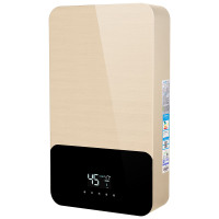 电热水器家用智能恒温速热即热式储水安全黄金蛋快速加热洗澡淋浴X2 高贵金16L-7000瓦