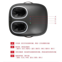 按摩器QS-88电动加热足疗机家用恒温黄金蛋足底按摩脚底全自动穴位按 灰色