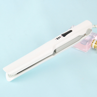 无线便携式充电式夹板宿舍卷发棒卷直黄金蛋 两用小型直发器usb拉直板夹 白色(usb无线)