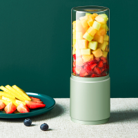 榨汁机家用水果小型便携式电动迷你炸果汁机黄金蛋 充电式榨汁杯 果绿色