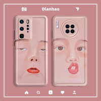 自拍情侣表情适用mate30手机壳p40/p30搞怪nova5男nova6女款730潮pro全包摄像头nova5pro保