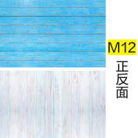 M12蓝色木板(54*85cm)|木板纹拍照背景纸ins风木纹美食拍摄影背景布复古大理石拍摄道具Y5