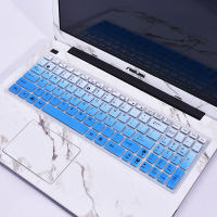 蓝色渐变|15.6寸笔记本电脑顽石5代fl8000uq键盘w519l保护贴膜a556u飞行堡垒fl5900u防尘f