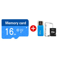 16g蓝色(送小白盒+SD卡套+读卡器) 标配|内存卡8/16/32/64g手机储存tf通用高速行车记录仪专用卡micr