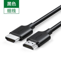黑色细线 3米|线2.0高清连接线4k数据线电脑电视机顶盒hdml加长5/10米15信号3延长20显示器台式主机笔记本