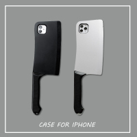 同款菜刀造型适用11手机壳ipex创意xr立体xs硅胶se2/7p/8plus个性11pro 全包软xs沙雕9逼真O3